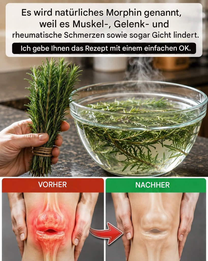 Es wird als natürliches Morphin bezeichnet, weil es Muskel- und Gelenkschmerzen, Rheuma und sogar Gicht lindert.
